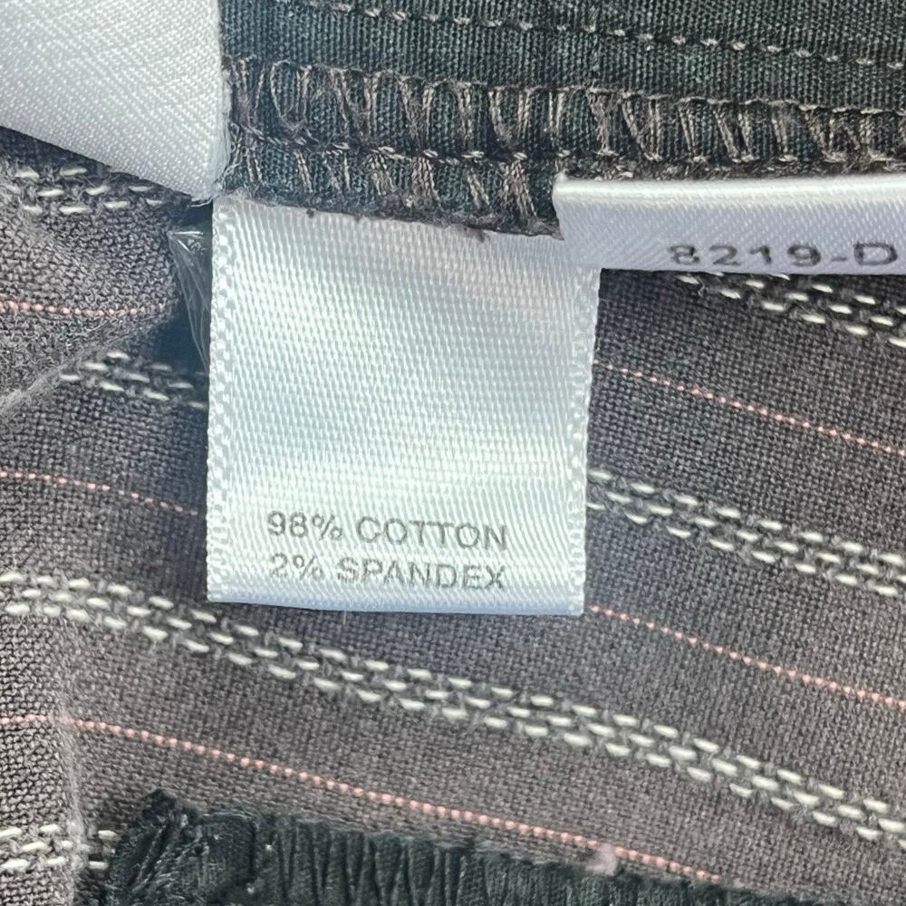 Loft Pants Womens Size 4 Brown with White and Orange Stripes - Picture 5 of 6